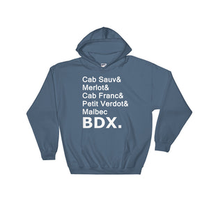 Bordeaux Varietals Hooded Sweatshirt (More Colors Available)